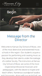 Mobile Screenshot of kansascityschoolofmusic.com